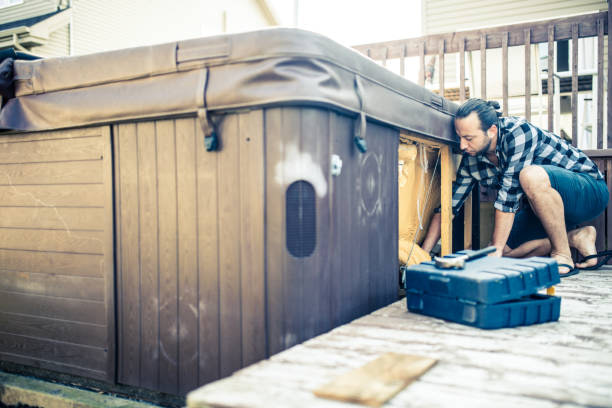 how to move a hot tub